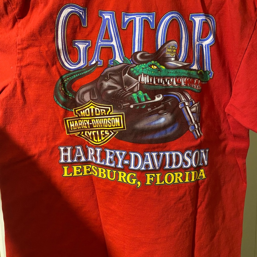Harley Davidson Gator TShirt mens L